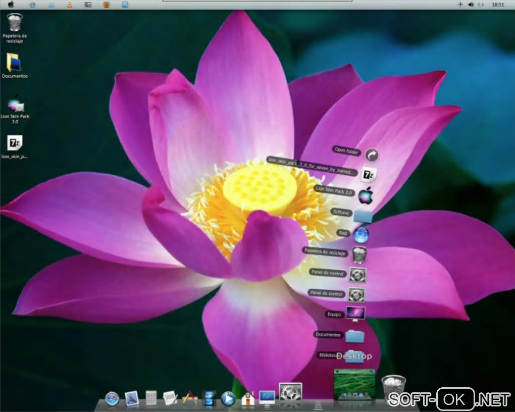 Screenshot №2 "Mac OS X Lion Skin Pack"