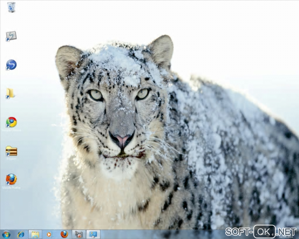 The appearance "Mac OS X Snow Leopard Theme"