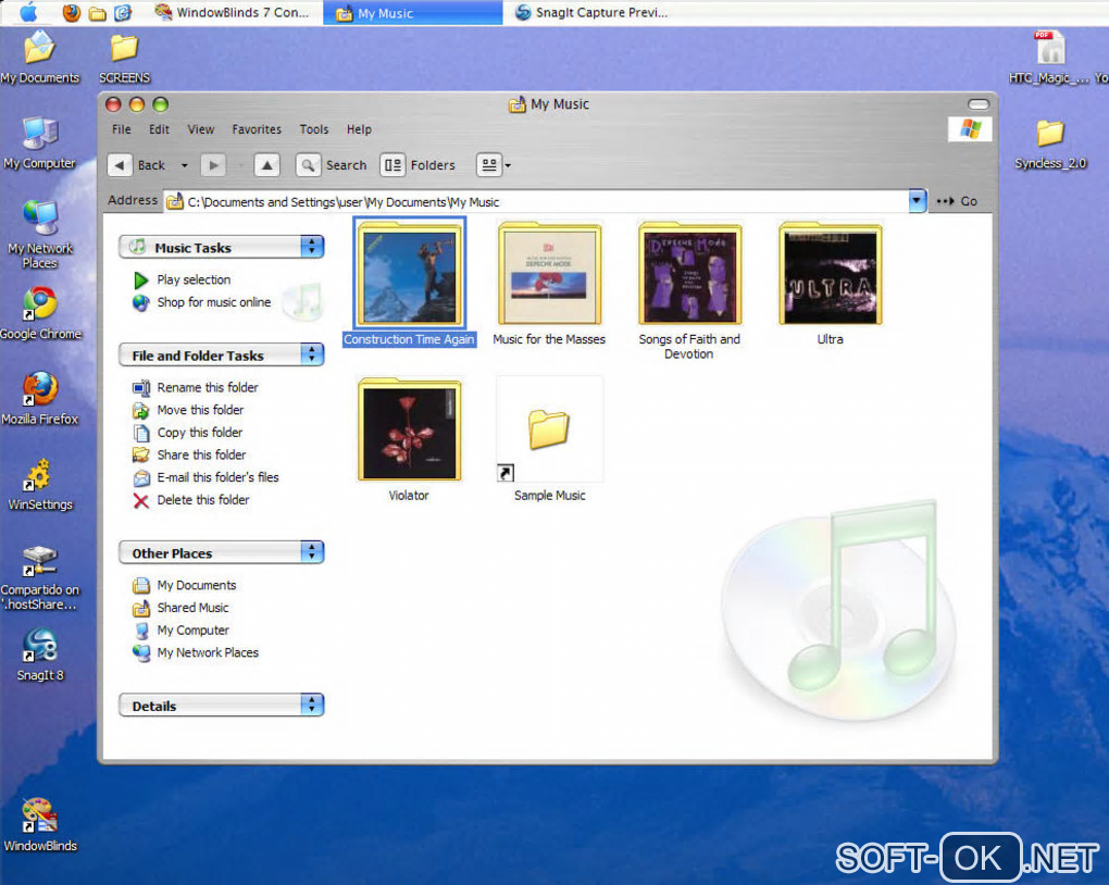 Screenshot №2 "Mac OS X Theme"