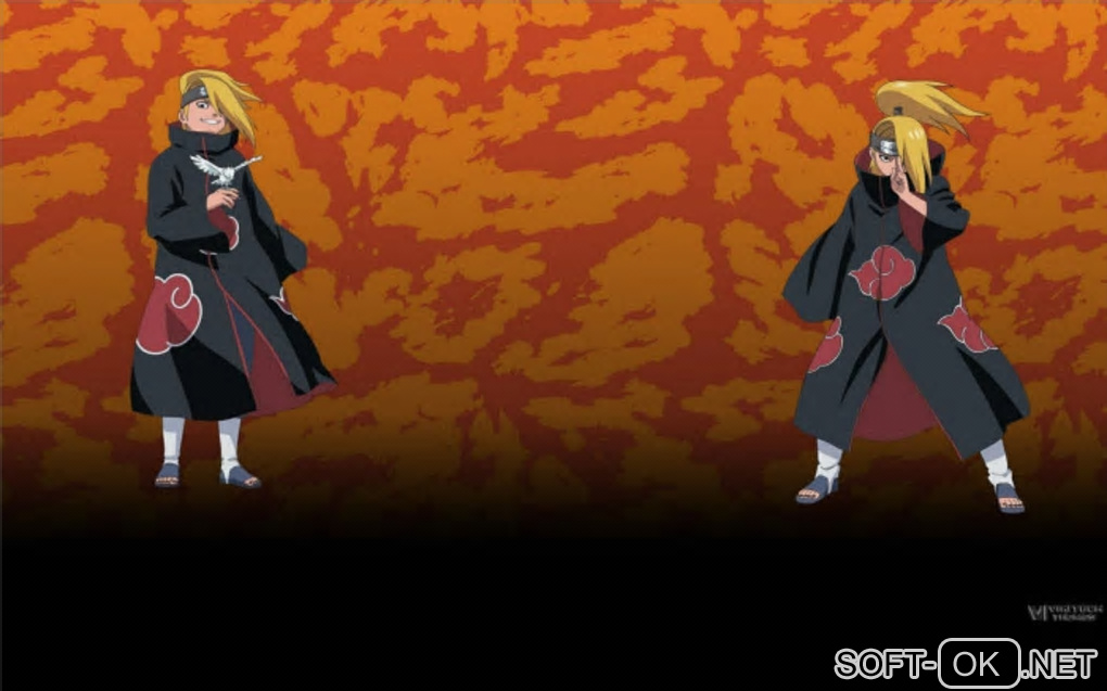 The appearance "Naruto Akatsuki Theme"