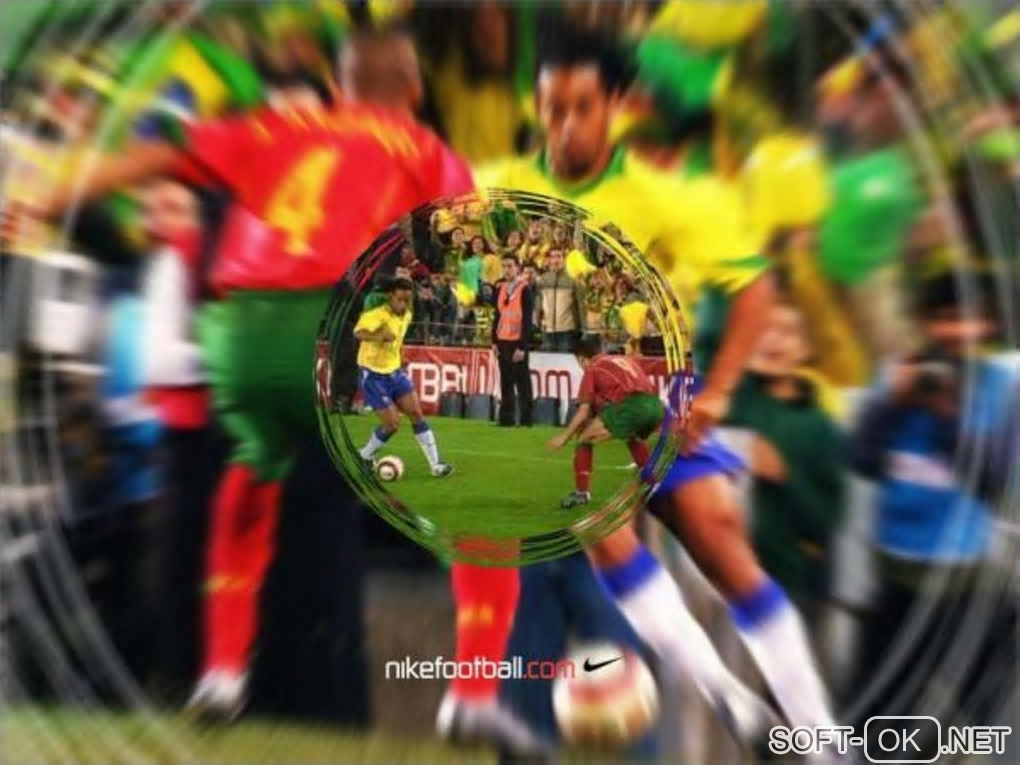 Screenshot №2 "Nikefootball Ronaldinho Screensaver"