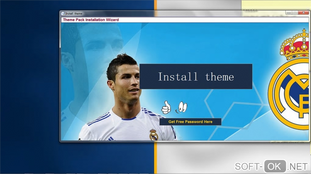 Screenshot №1 "Real Madrid FC theme"
