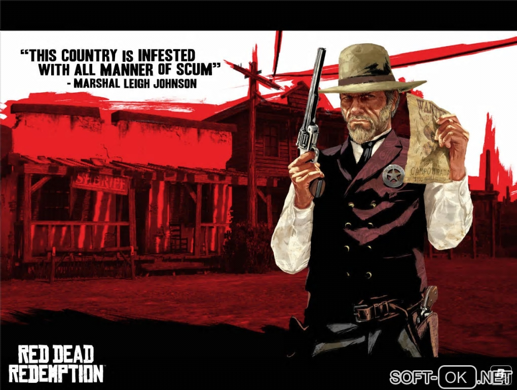 The appearance "Red Dead Redemption Screensaver"