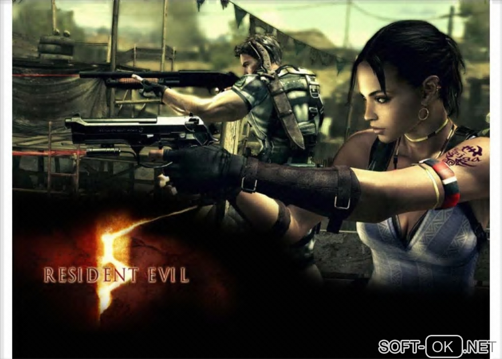 Screenshot №1 "Resident Evil 5 Wallpaper"