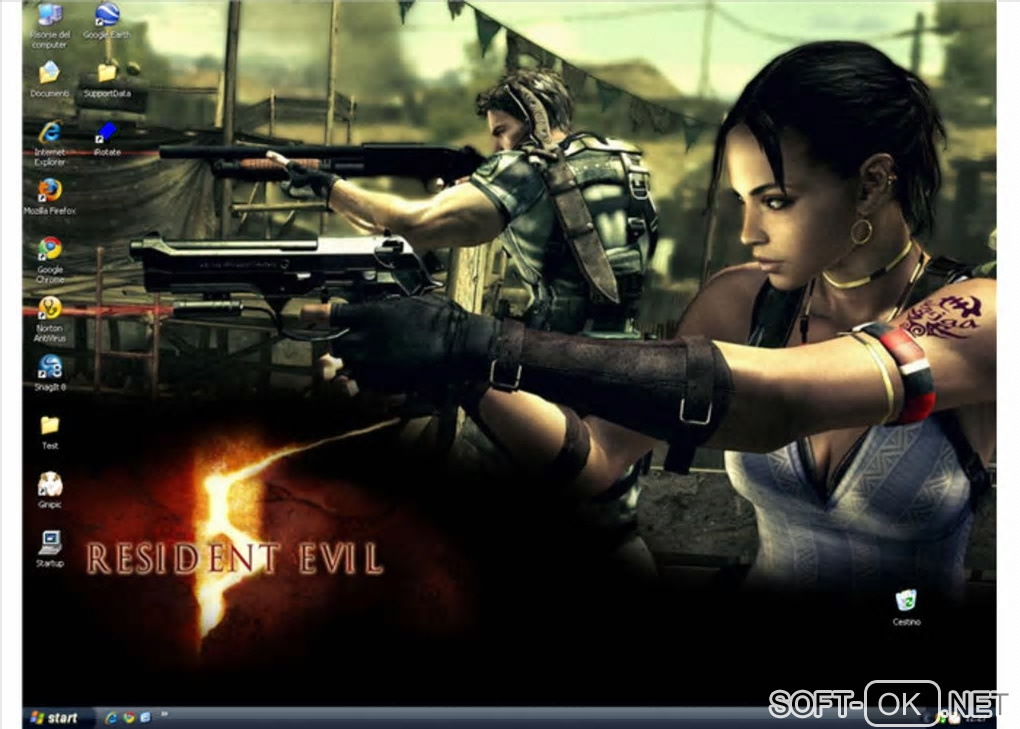 Screenshot №2 "Resident Evil 5 Wallpaper"