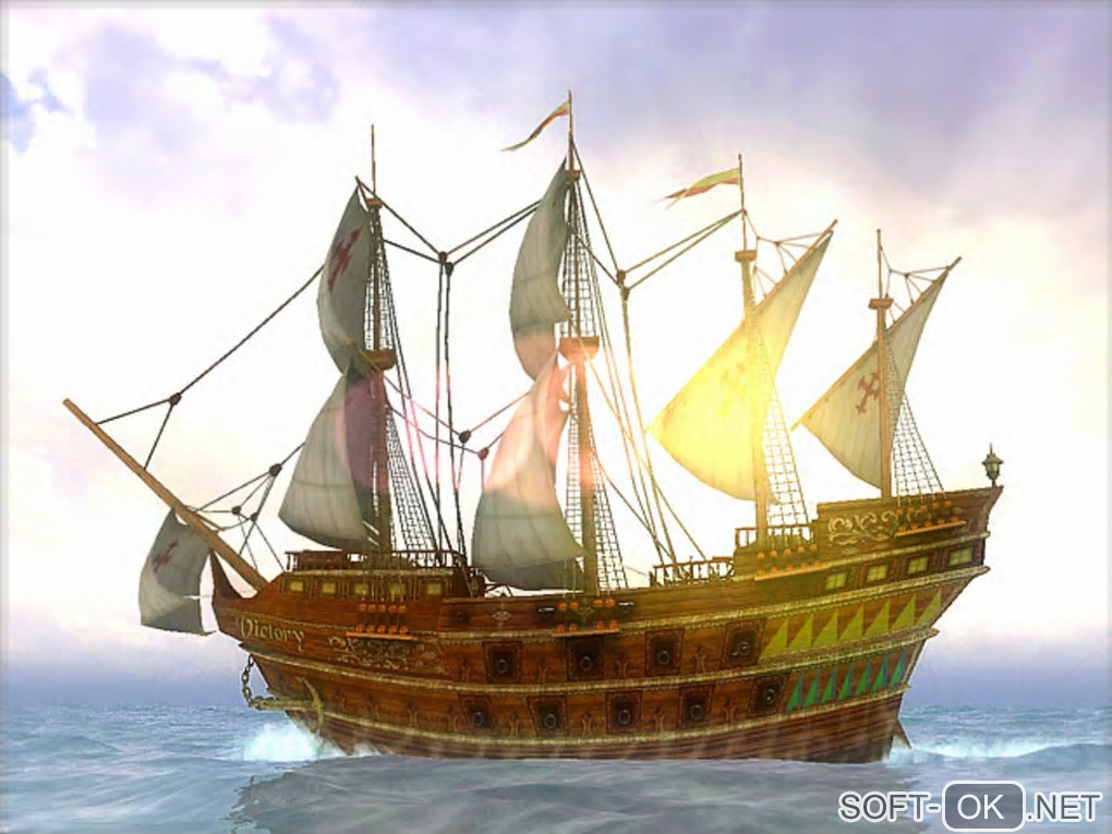 Screenshot №1 "Sea Voyage 3D Screensaver"