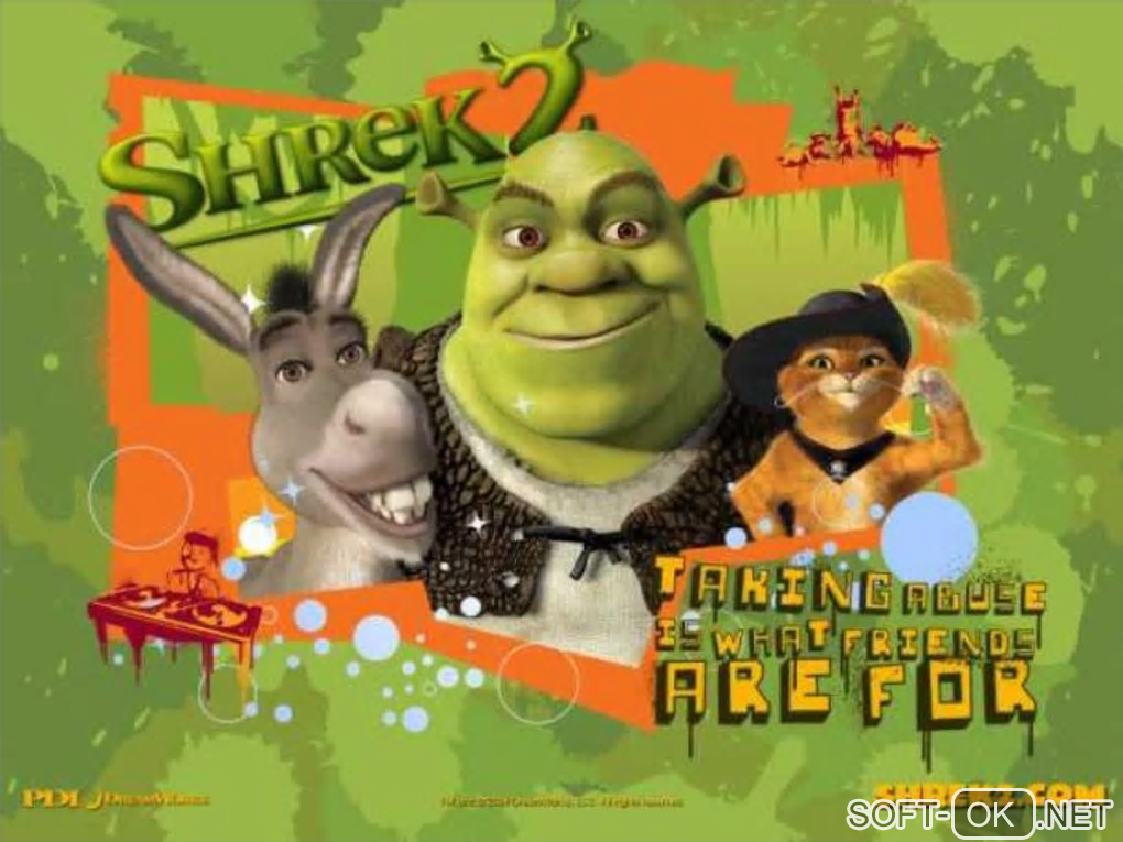 Screenshot №1 "Shrek II Theme"
