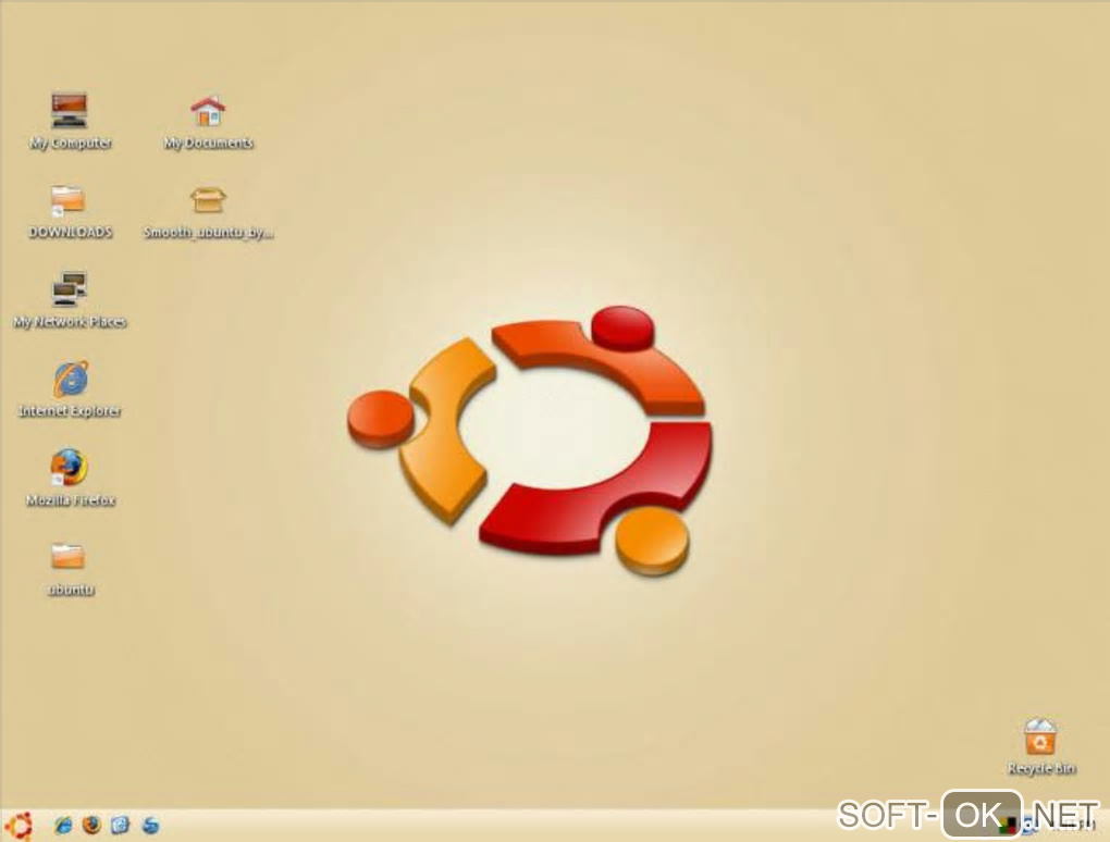 Screenshot №1 "Smooth Ubuntu Human Theme"