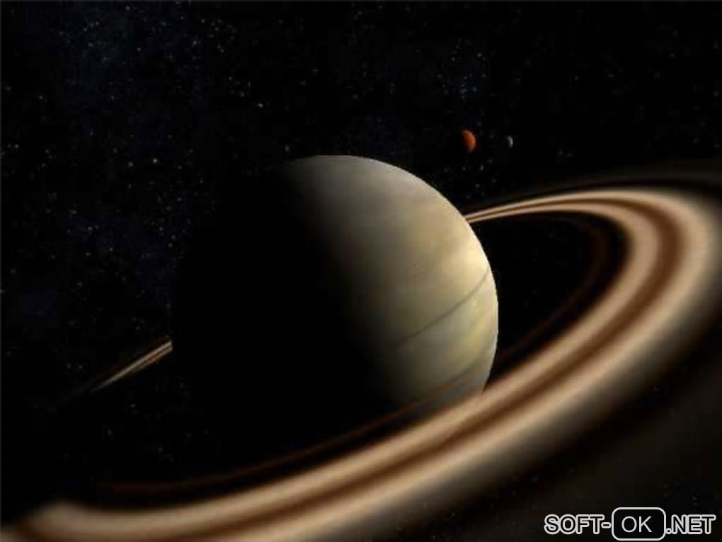 The appearance "Solar System 3D Screensaver"