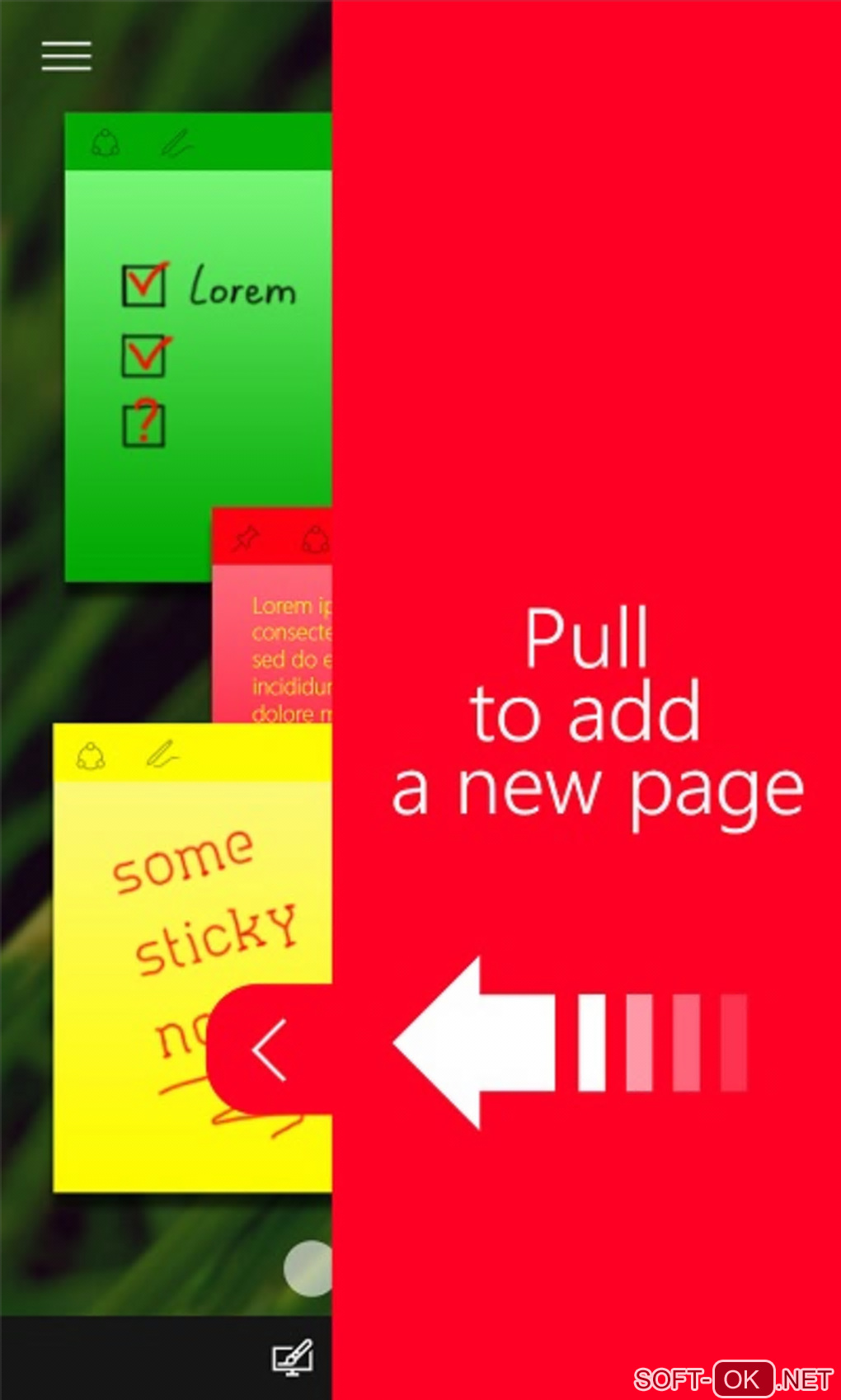 Screenshot №2 "Sticky Notes Pro"