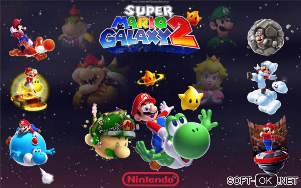 The appearance "Super Mario Galaxy 2"