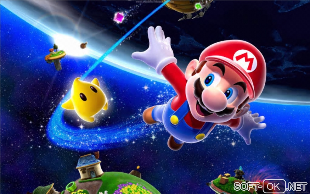 The appearance "Super Mario Galaxy 2"