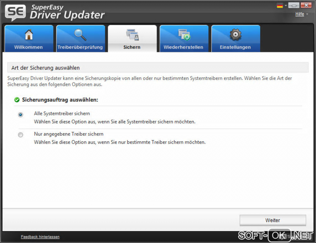 Screenshot №1 "SuperEasy Driver Updater"