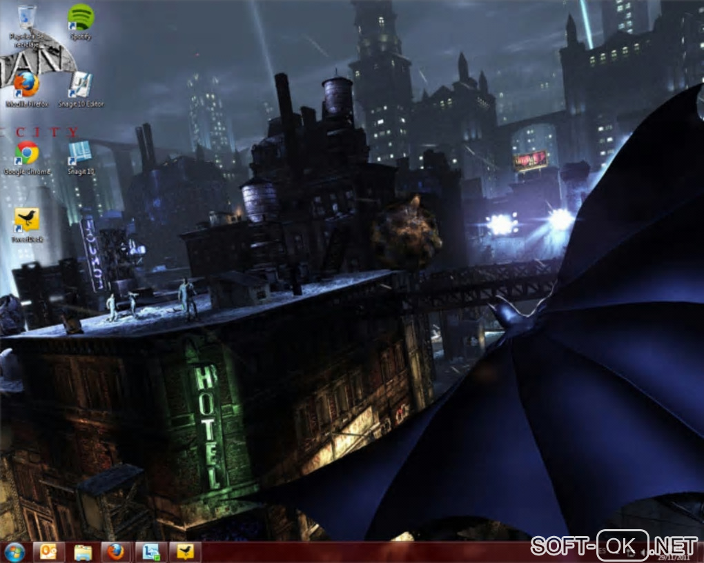 Screenshot №1 "Tema de Batman: Arkham City"