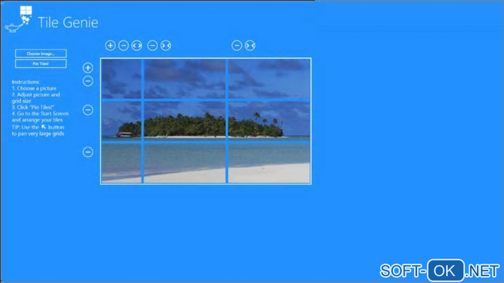 Screenshot №2 "Tile Genie for Windows 10"