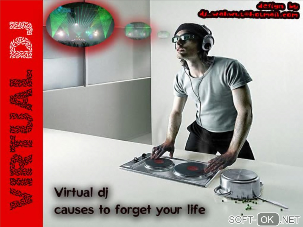 The appearance "Virtual DJ Wallpapers Pack"