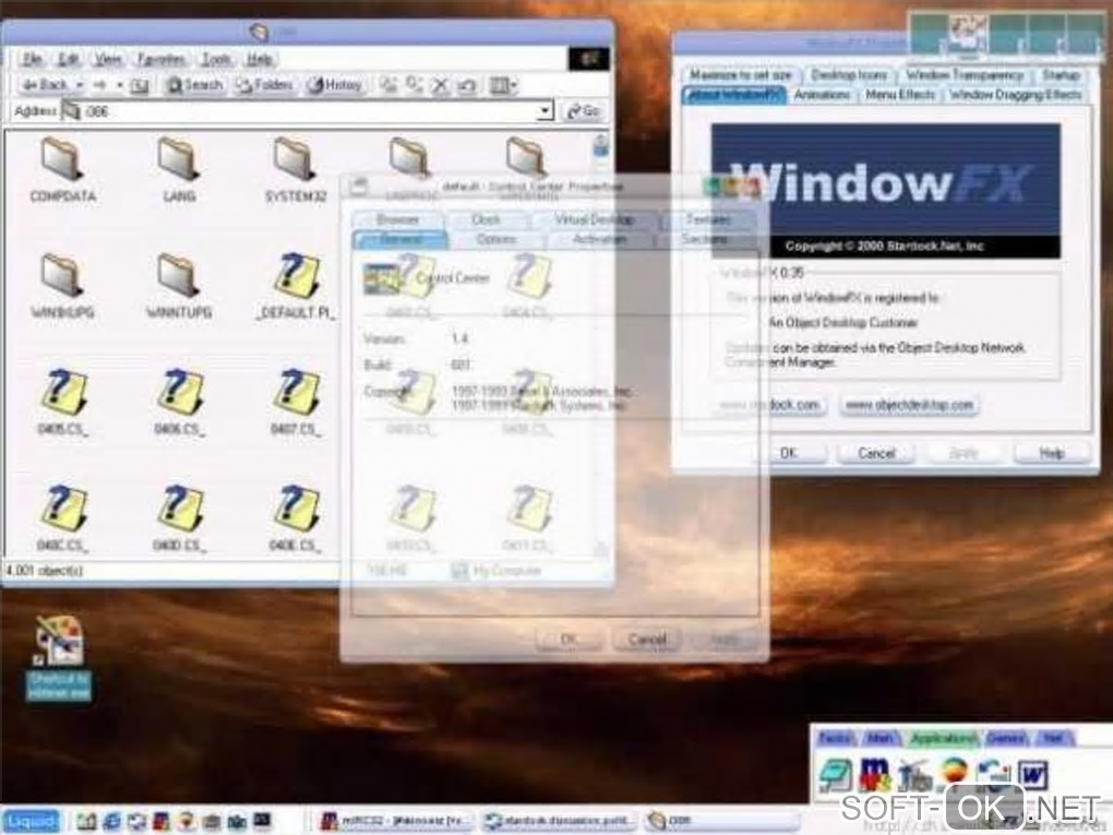 Screenshot №1 "WindowFX"