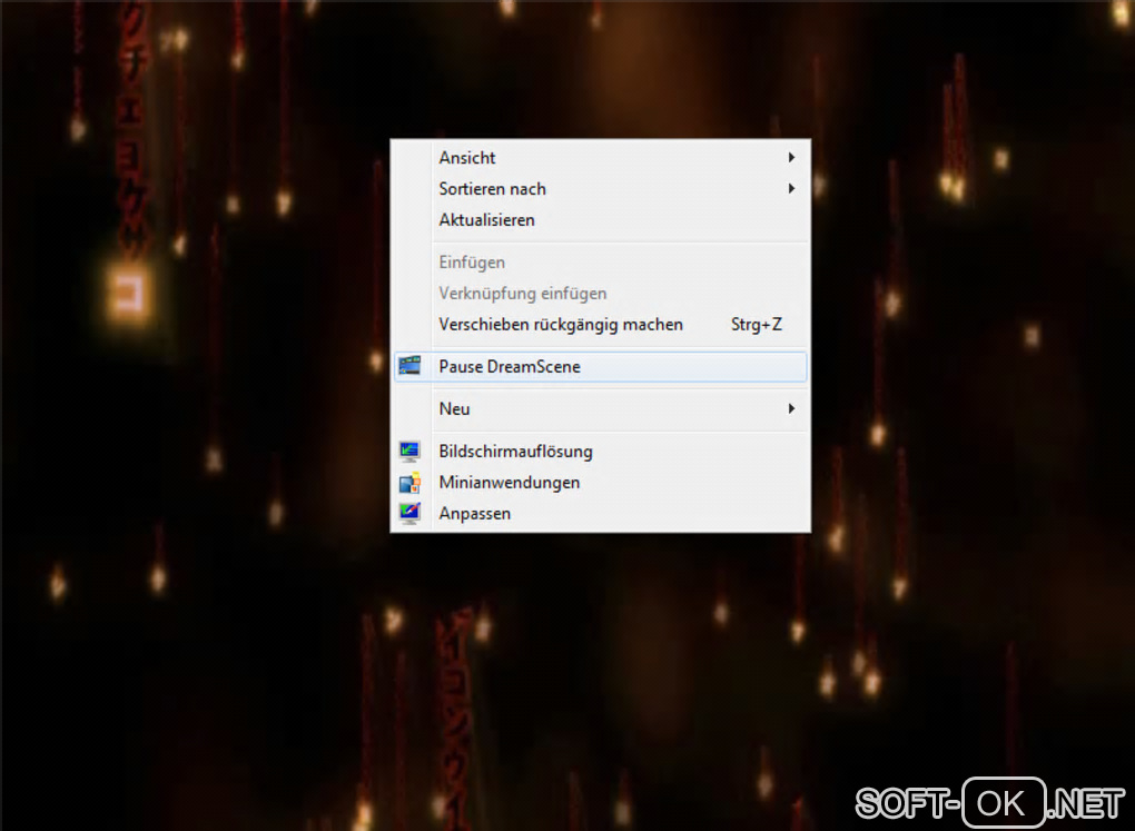 Screenshot №1 "Windows 7 DreamScene Activator"