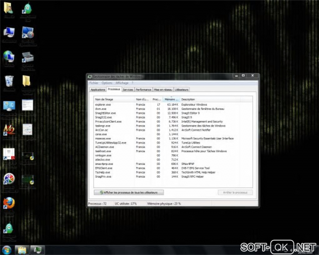 The appearance "Windows 7 Dreamscene Installer"