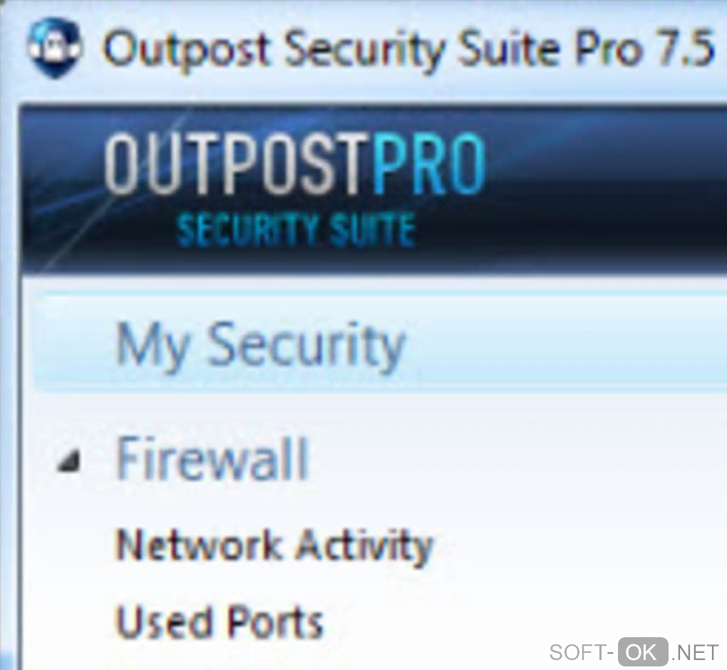 Screenshot №2 "Agnitum Outpost Security Suite"