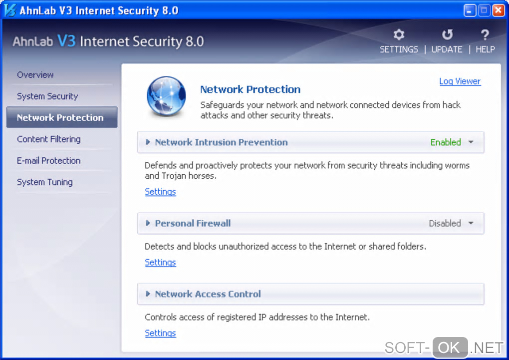Screenshot №1 "AhnLab V3 Internet Security"
