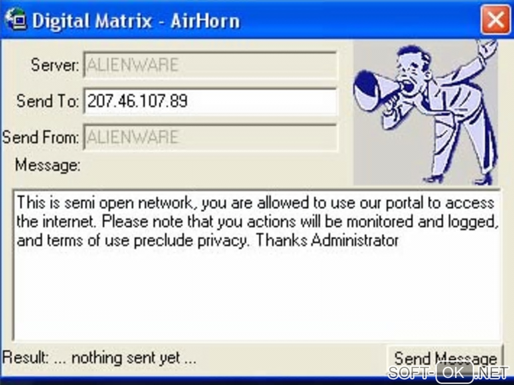 Screenshot №1 "AirSnare"