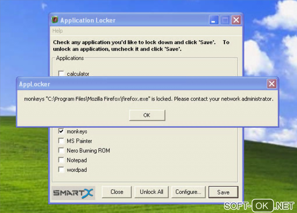 Screenshot №2 "AppLocker"