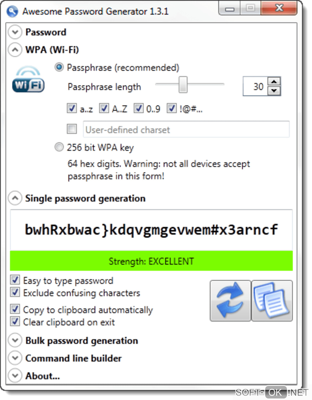 Screenshot №2 "Awesome Password Generator"