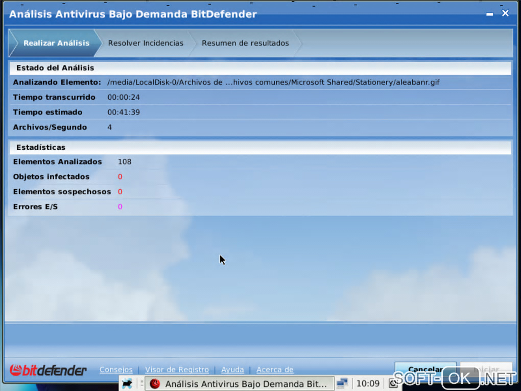 Screenshot №1 "BitDefender Rescue CD"
