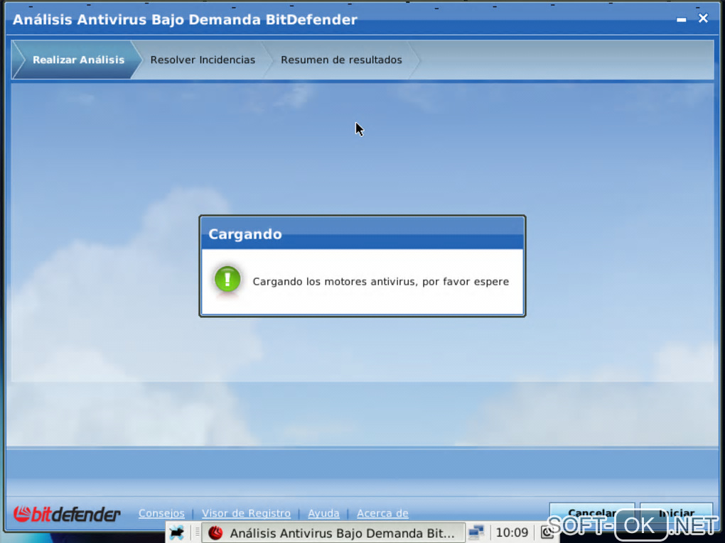 The appearance "BitDefender Rescue CD"