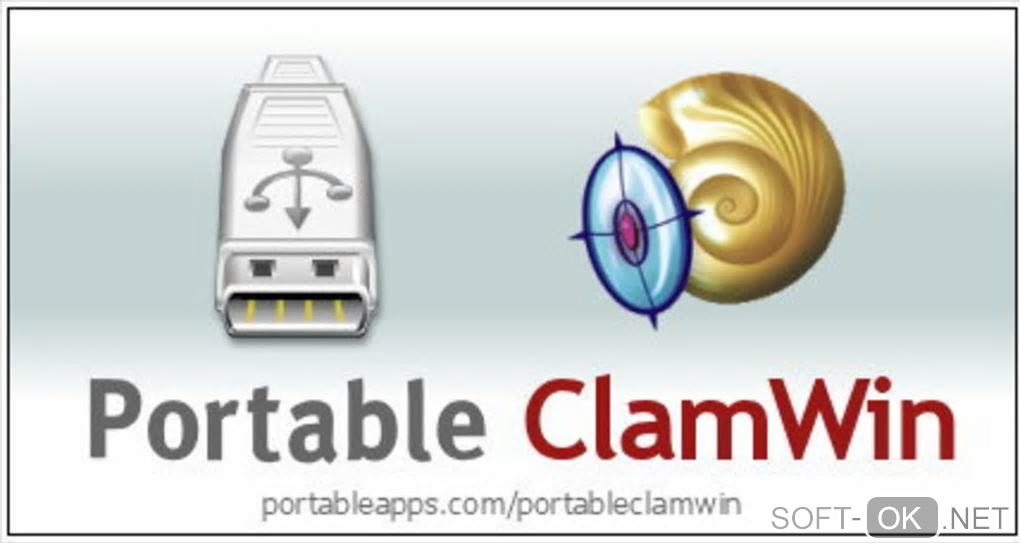 The appearance "ClamWin Portable"