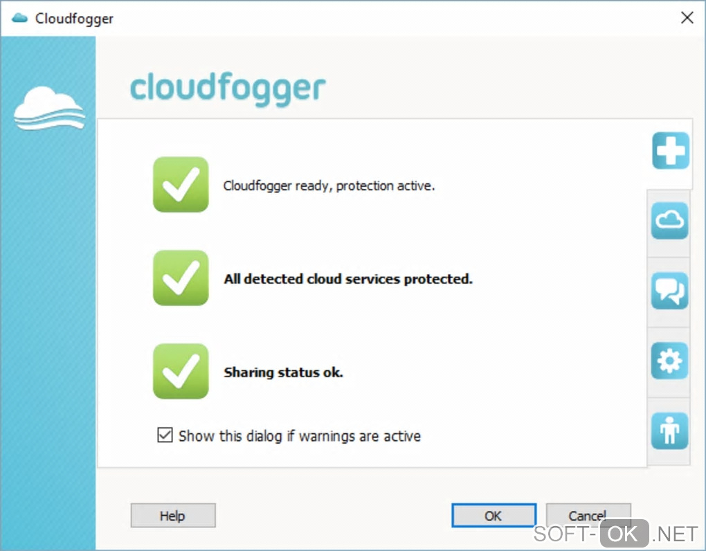 Screenshot №2 "Cloudfogger"