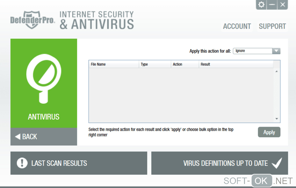 Screenshot №2 "Defender Pro Internet Security & Antivirus"