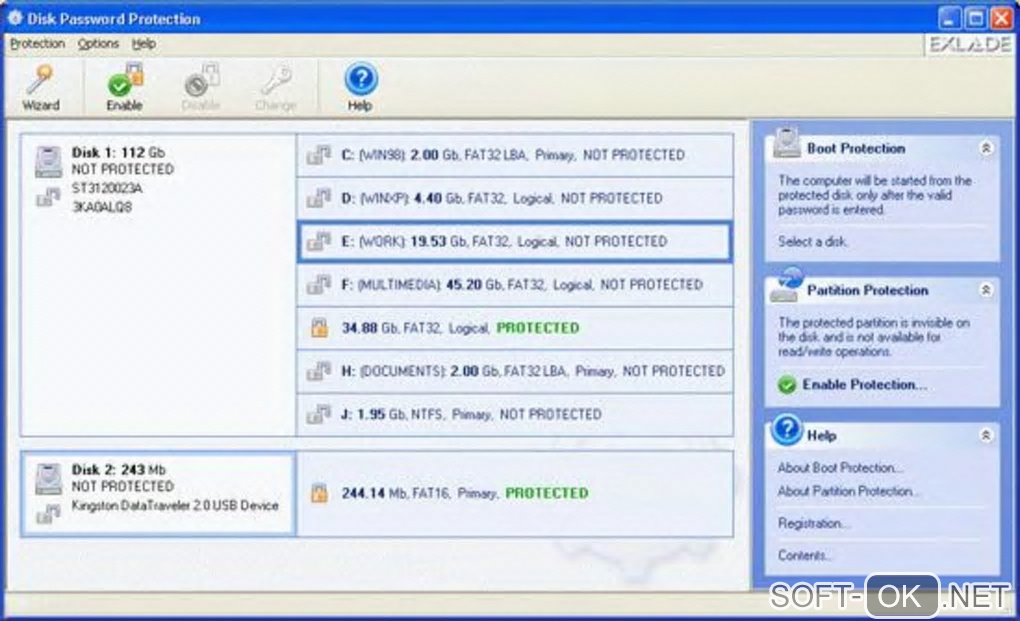 Screenshot №1 "Disk Password Protection"