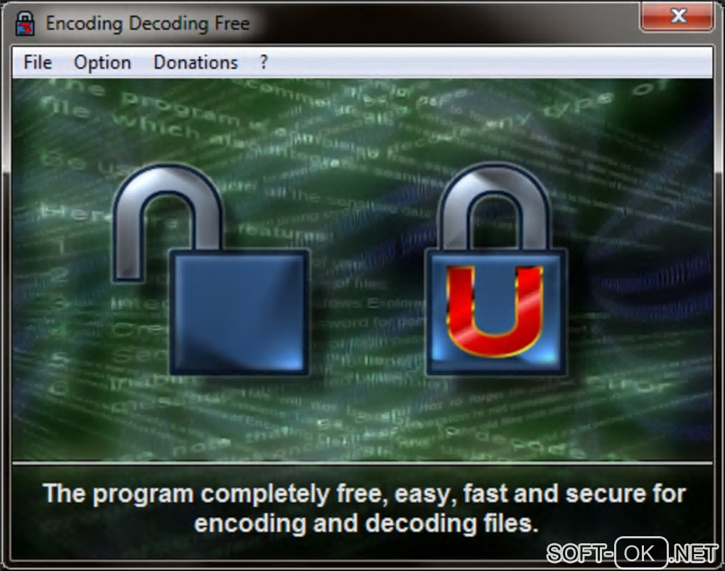 Screenshot №1 "Encoding Decoding Free"