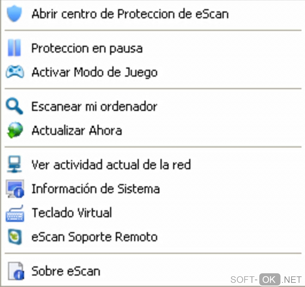 The appearance "eScan Internet Security Suite"