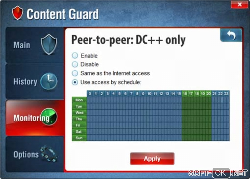 The appearance "FPS Content Control"