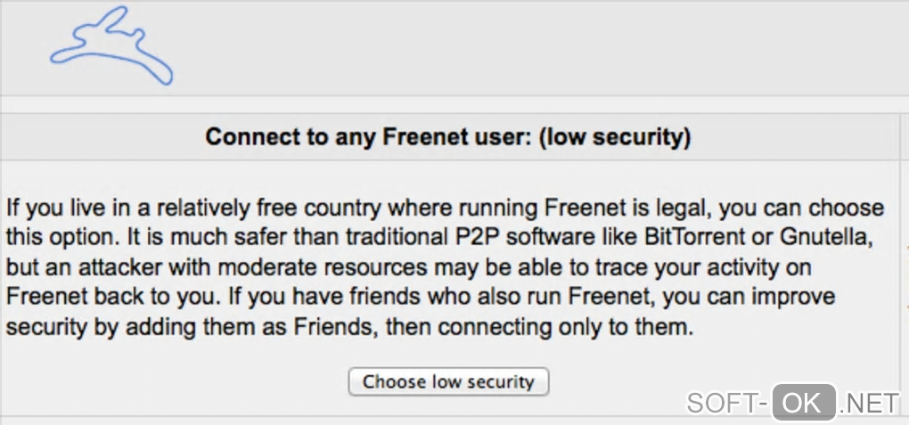 The appearance "Freenet"