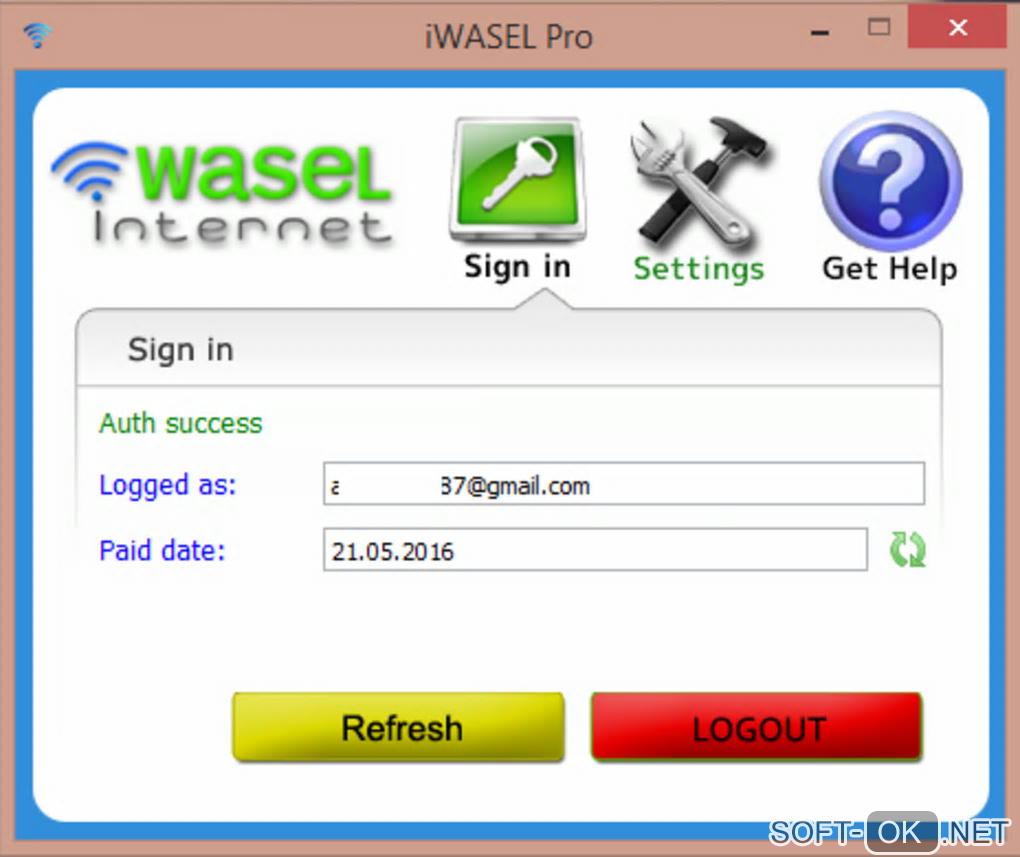 The appearance "iWASEL Pro"