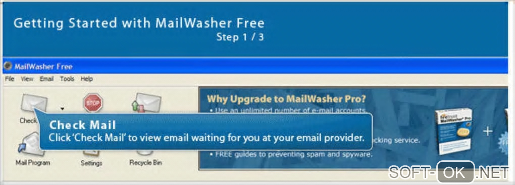 Screenshot №1 "Mailwasher"