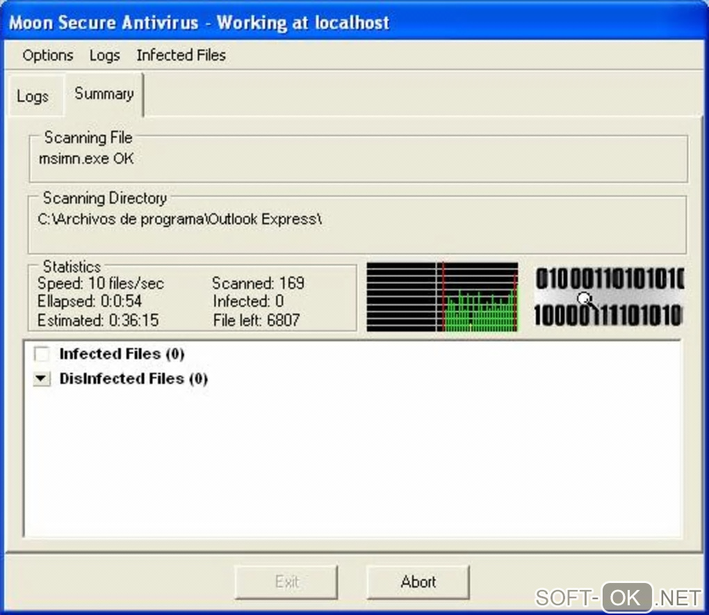 Screenshot №1 "Moon Secure Antivirus"