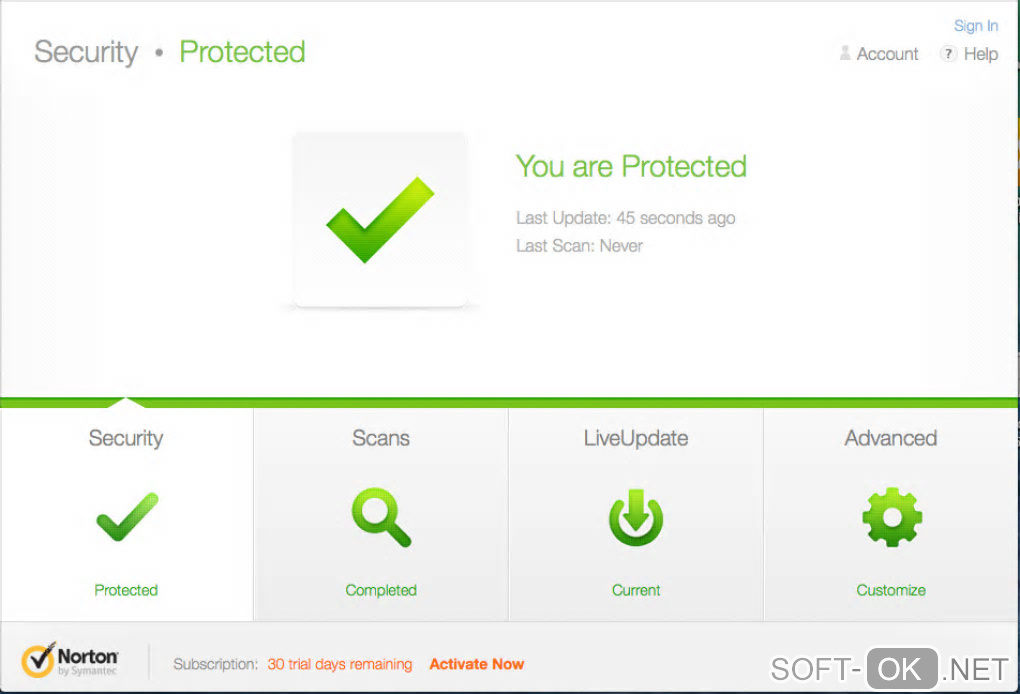 Screenshot №2 "Norton Security Premium"