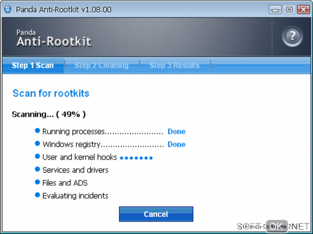 Screenshot №2 "Panda Anti-Rootkit"