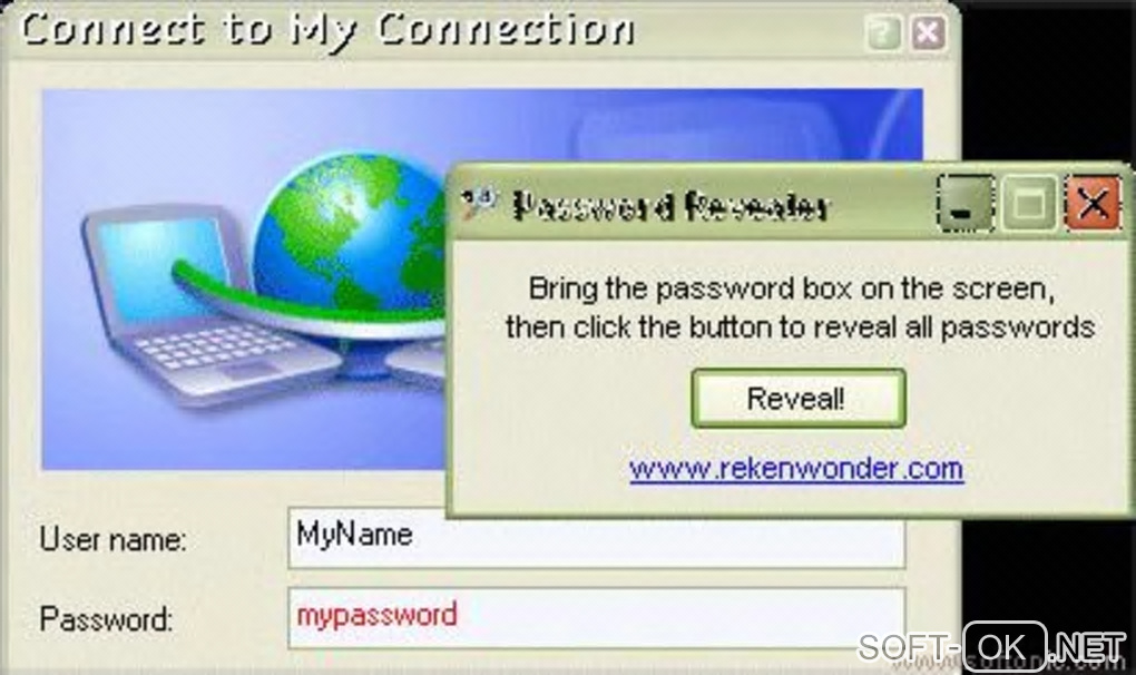 Screenshot №1 "Password Revealer"