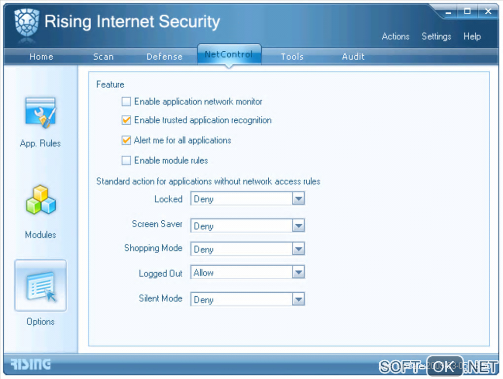 Screenshot №2 "Rising Internet Security"