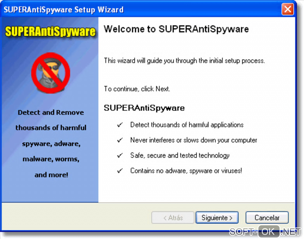 Screenshot №2 "SuperAntiSpyware"