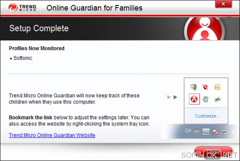 Screenshot №2 "Trend Micro Online Guardian for Families"