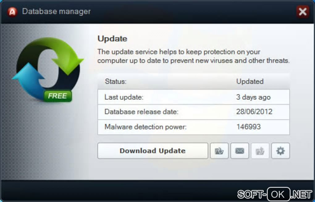 Screenshot №1 "USB-AV Antivirus 2012"
