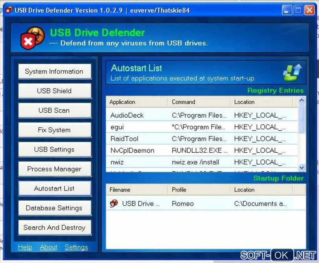 Screenshot №2 "USB Drive Defender"