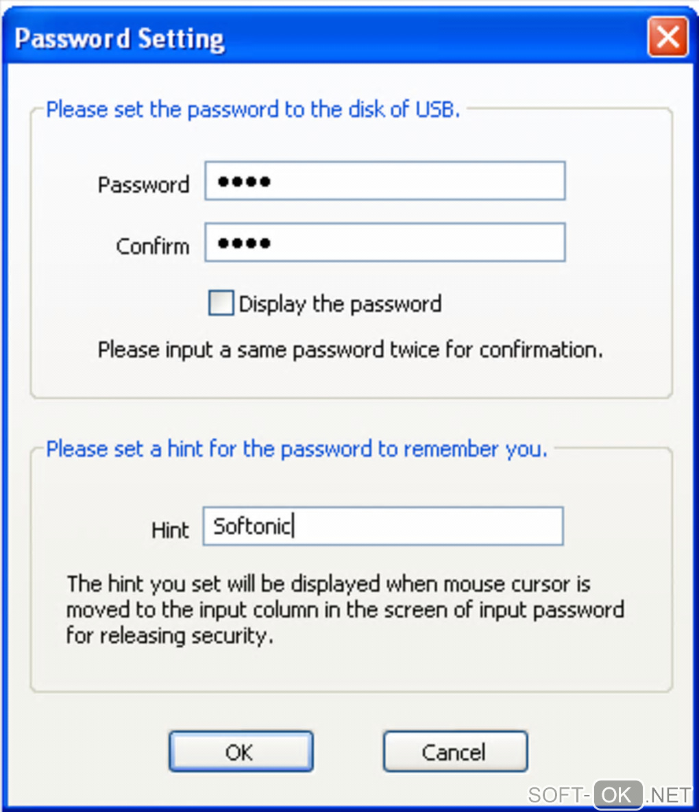 Screenshot №2 "USB Flash Security"